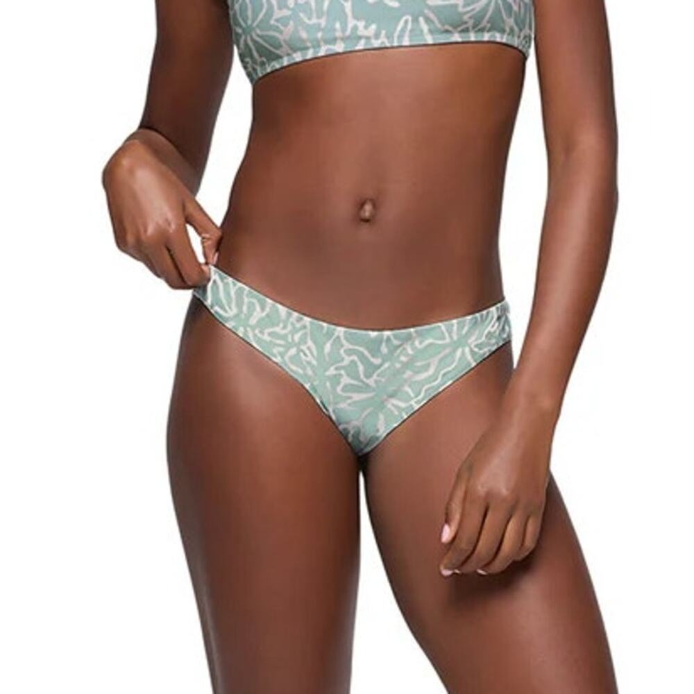Prana Lahari Tanga Bottom Women's XL Saltwater Boogie Bloom Cheeky Bikini Brief